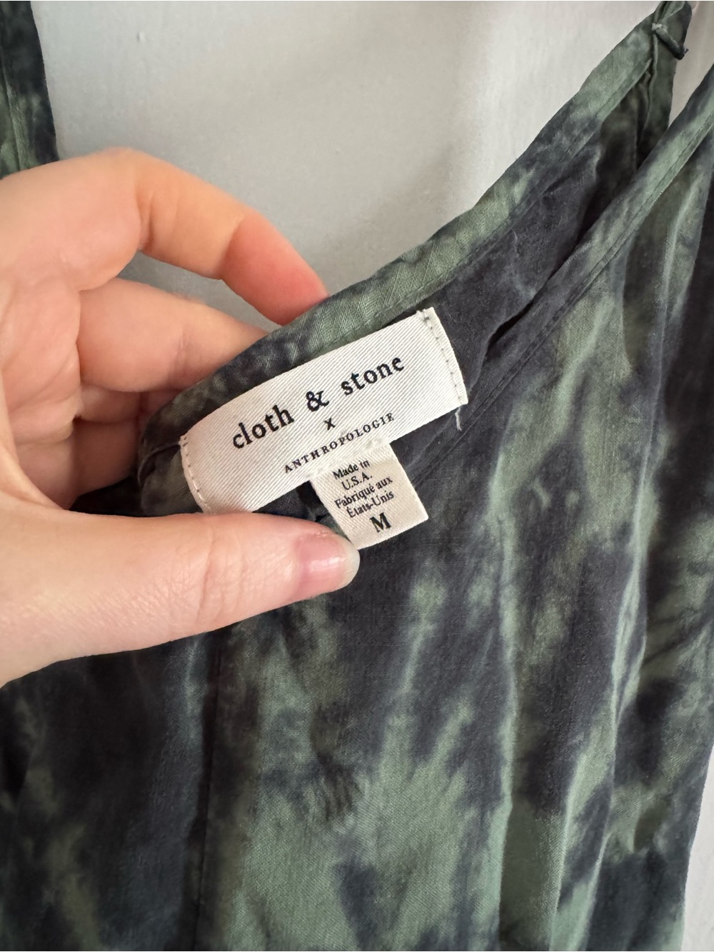 Anthropologie Tie-Dye Green Romper - Picture 3 of 7